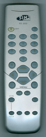 SIM2 RCI-2005 Genuine OEM original Remote