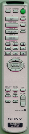SONY 1-418-128-11 RMSR10AV Genuine  OEM original Remote