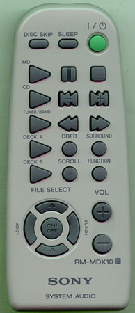 SONY 1-418-251-11 RMMDX10 Genuine OEM original Remote