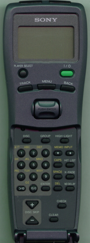 SONY 1-418-254-11 RMDX350 Genuine  OEM original Remote