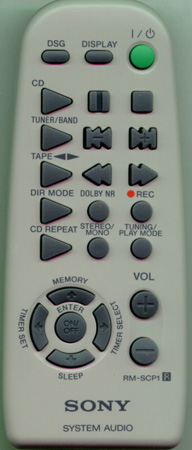 SONY 1-418-299-11 RMSCP1 Genuine  OEM original Remote