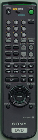 SONY 1-418-320-21 RMTD108A Genuine  OEM original Remote