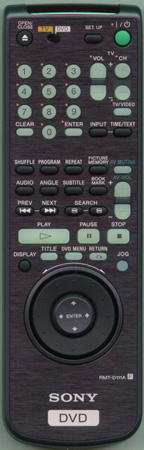 SONY 1-418-321-11 RMTD111A Genuine  OEM original Remote