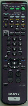 SONY 1-418-384-11 RMY169 Genuine  OEM original Remote