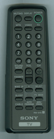 SONY 1-418-417-11 RM915 Genuine OEM original Remote