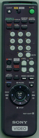 SONY 1-418-550-21 RMTV247F Genuine  OEM original Remote