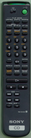 SONY 1-418-828-11 RMDX400 Genuine  OEM original Remote