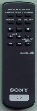 SONY 1-418-857-11 RMDC345 Genuine  OEM original Remote