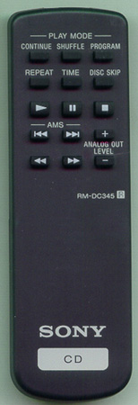 SONY 1-418-857-21 RMDC345 Genuine  OEM original Remote