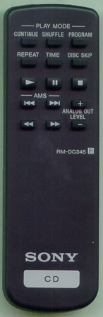SONY 1-418-857-22 RMDC345 Genuine  OEM original Remote