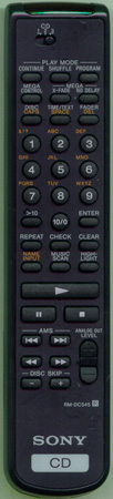 SONY 1-418-858-21 RMDC545 Genuine  OEM original Remote