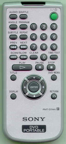 SONY 1-418-987-11 RMTD114A Refurbished Genuine OEM Original Remote