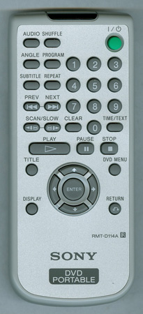 SONY 1-418-987-11 RMTD114A Genuine OEM original Remote