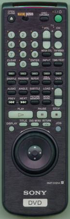 SONY 1-418-989-61 RMTD121A Genuine  OEM original Remote