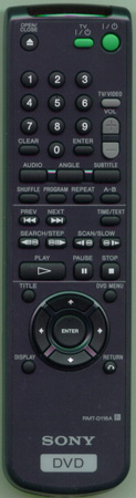 SONY 1-418-990-11 RMTD116A Genuine  OEM original Remote