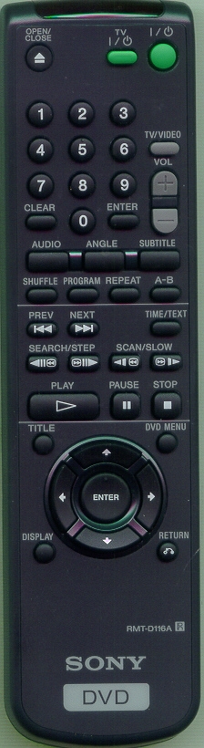 SONY 1-418-990-12 RMTD116A Refurbished Genuine OEM Original Remote