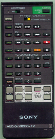 SONY 1-463-656-11 RMU270 Genuine  OEM original Remote