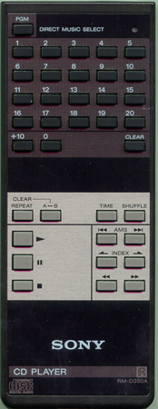 SONY 1-463-817-11 RMD350A Genuine OEM original Remote