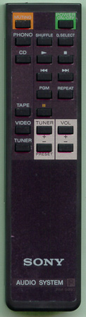 SONY 1-463-982-11 RMS380 Genuine  OEM original Remote