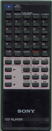 SONY 1-465-048-11 RMD570 Genuine  OEM original Remote