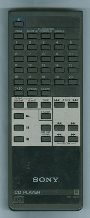 SONY 1-465-049-11 RMD470 Genuine OEM original Remote