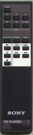 SONY 1-465-078-11 RMD35 Genuine  OEM original Remote
