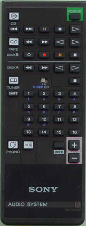 SONY 1-465-160-11 RMS3300 Genuine  OEM original Remote