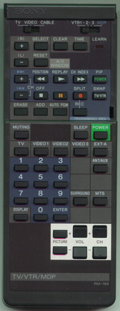 SONY 1-465-222-11 RM766 Genuine  OEM original Remote