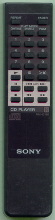 SONY 1-465-291-11 RMD190 Genuine OEM original Remote