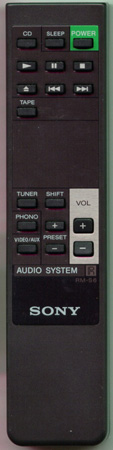SONY 1-465-343-11 RMS6 Genuine OEM original Remote