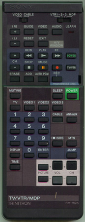 SONY 1-465-381-12 RM762A Genuine  OEM original Remote