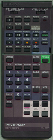 SONY 1-465-382-12 RM761A Genuine  OEM original Remote