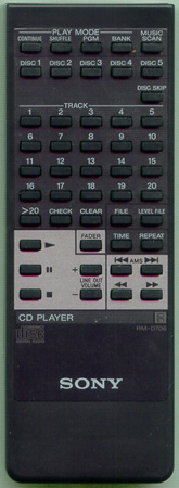 SONY 1-465-400-11 RMD706 Genuine  OEM original Remote