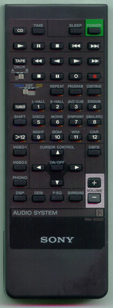 SONY 1-465-409-11 RMS500 Genuine  OEM original Remote