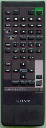 SONY 1-465-411-11 RMS300 Genuine  OEM original Remote