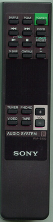 SONY 1-465-426-11 RMS102 Genuine  OEM original Remote