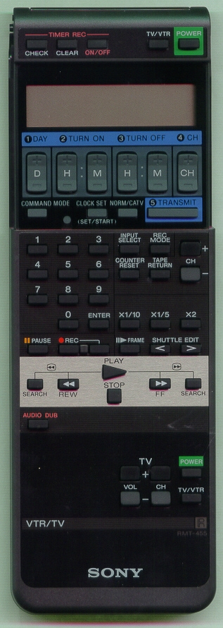 SONY 1-465-576-12 RMT455 Refurbished Genuine OEM Original Remote
