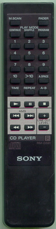 SONY 1-465-595-11 RMD591 Genuine  OEM original Remote
