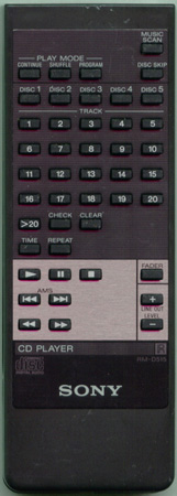 SONY 1-465-730-11 RM-D515 Genuine OEM original Remote