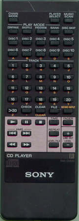 SONY 1-465-731-11 RMD900 Genuine  OEM original Remote
