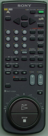 SONY 1-465-770-11 RMTV102A Genuine  OEM original Remote