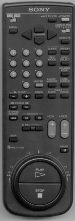 SONY 1-465-770-21 RMTV102 Genuine  OEM original Remote