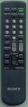 SONY 1-465-806-11 RM791 Genuine  OEM original Remote
