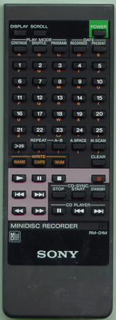 SONY 1-466-914-11 RMD1M Genuine OEM original Remote