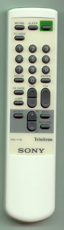 SONY 1-466-966-41 RMY116 WHITE Genuine  OEM original Remote