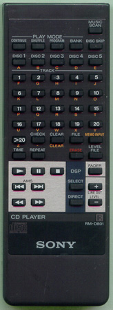SONY 1-466-995-11 RMD801 Genuine  OEM original Remote