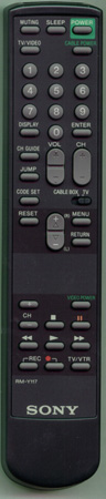SONY 1-467-060-11 RMY117 Genuine  OEM original Remote