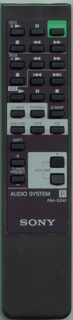 SONY 1-467-472-11 RMS241 Genuine  OEM original Remote