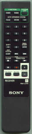 SONY 1-467-639-11 RMU141 Genuine  OEM original Remote