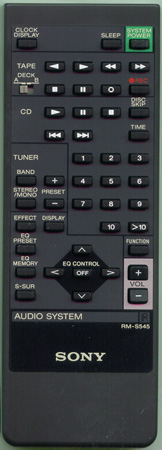 SONY 1-467-779-11 Genuine OEM original Remote